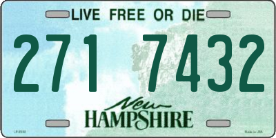 NH license plate 2717432