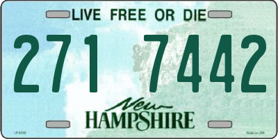 NH license plate 2717442