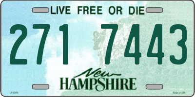 NH license plate 2717443