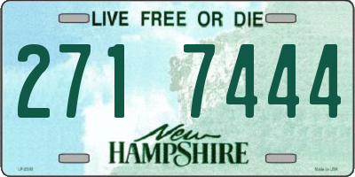 NH license plate 2717444
