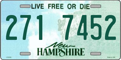 NH license plate 2717452