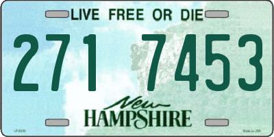 NH license plate 2717453