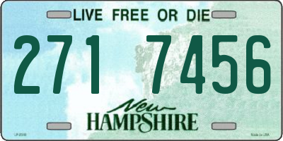 NH license plate 2717456