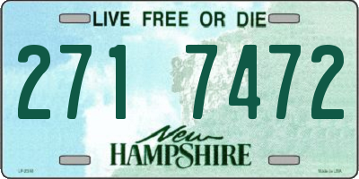 NH license plate 2717472