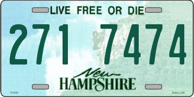 NH license plate 2717474