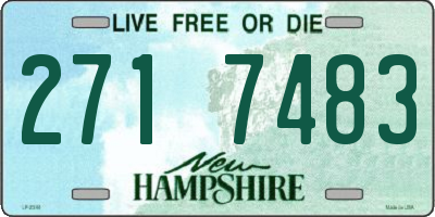 NH license plate 2717483