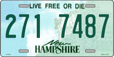 NH license plate 2717487
