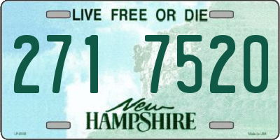NH license plate 2717520
