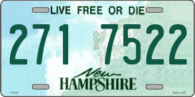 NH license plate 2717522