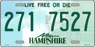 NH license plate 2717527
