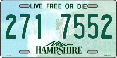 NH license plate 2717552