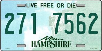 NH license plate 2717562
