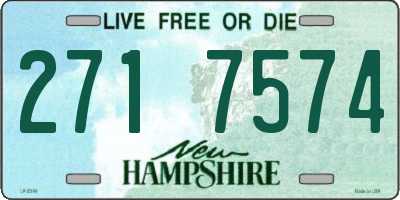 NH license plate 2717574