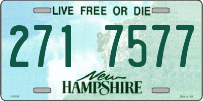 NH license plate 2717577