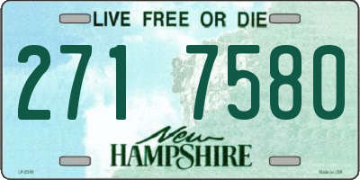 NH license plate 2717580