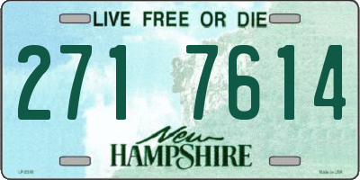 NH license plate 2717614