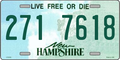 NH license plate 2717618