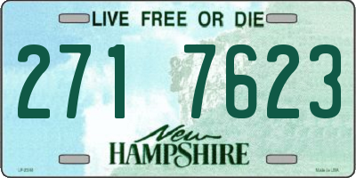 NH license plate 2717623