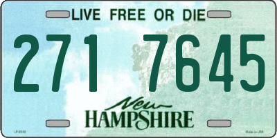 NH license plate 2717645