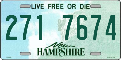 NH license plate 2717674