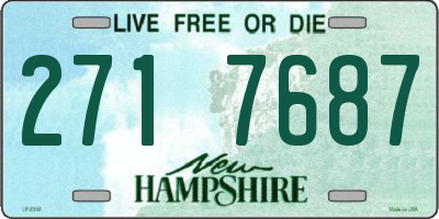 NH license plate 2717687