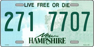 NH license plate 2717707