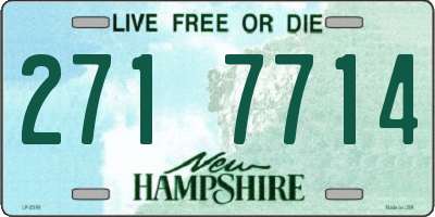 NH license plate 2717714