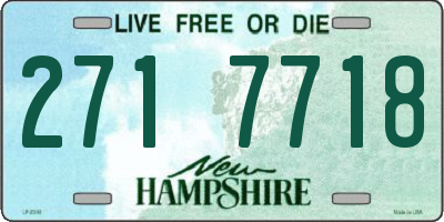 NH license plate 2717718