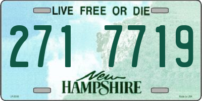 NH license plate 2717719
