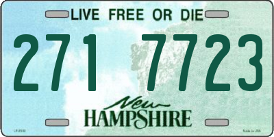 NH license plate 2717723