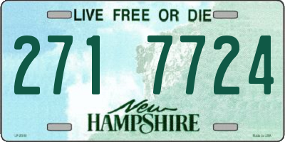 NH license plate 2717724