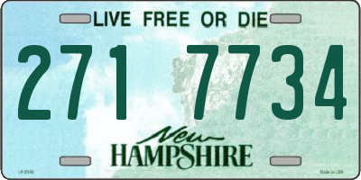 NH license plate 2717734