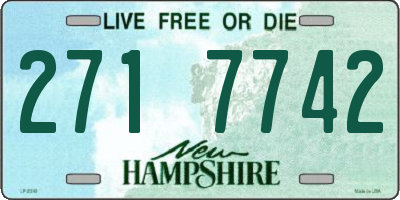 NH license plate 2717742