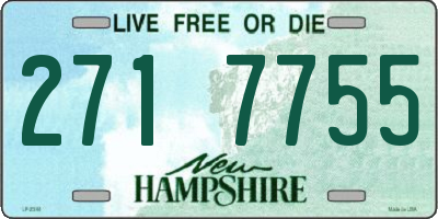 NH license plate 2717755