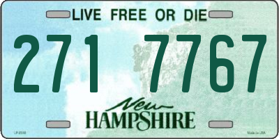 NH license plate 2717767