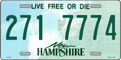 NH license plate 2717774