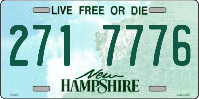 NH license plate 2717776