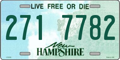NH license plate 2717782