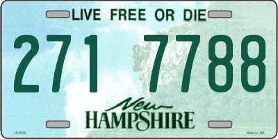 NH license plate 2717788