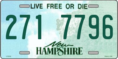 NH license plate 2717796