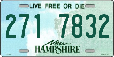 NH license plate 2717832