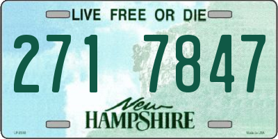 NH license plate 2717847
