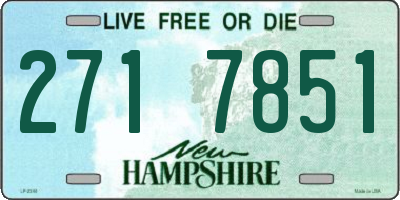 NH license plate 2717851