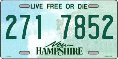 NH license plate 2717852