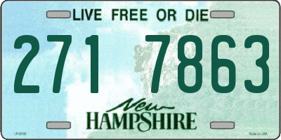 NH license plate 2717863