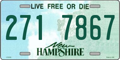 NH license plate 2717867