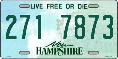 NH license plate 2717873