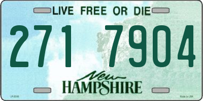 NH license plate 2717904