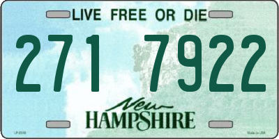 NH license plate 2717922