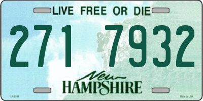 NH license plate 2717932